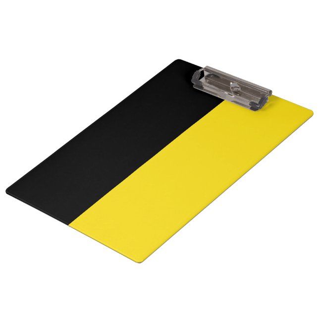 Flagge Baden-Württembergs (deutscher Staat) Klemmbrett (Schrägansicht)