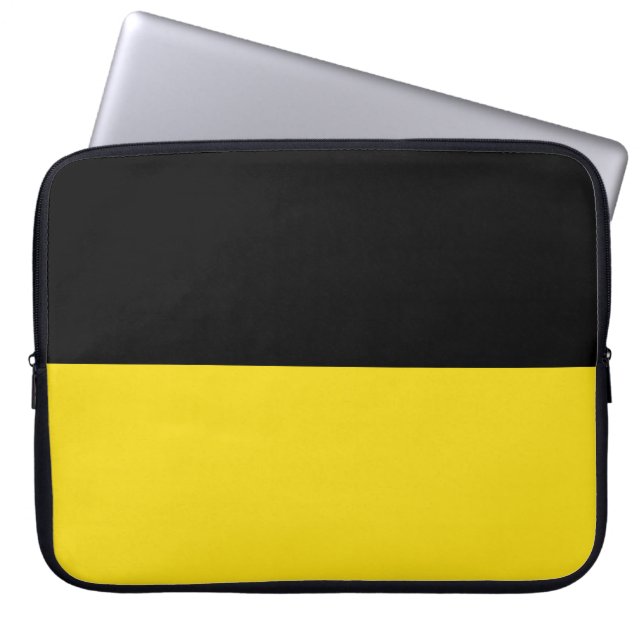 Flagge Baden-Württembergs (deutscher Staat) Laptopschutzhülle (Vorderseite)