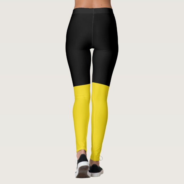 Flagge Baden-Württembergs (deutscher Staat) Leggings (Rückseite)