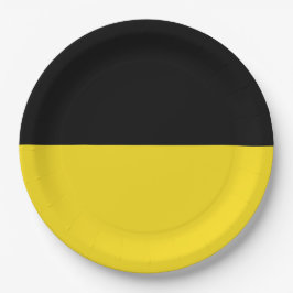 Flagge Baden-Württembergs (deutscher Staat) Pappteller