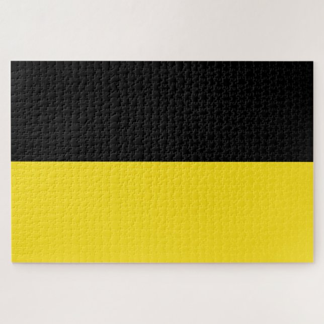 Flagge Baden-Württembergs (deutscher Staat) Puzzle (Horizontal)