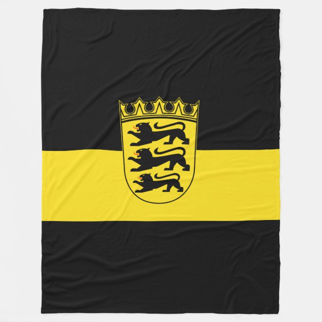 Flagge Baden-Württembergs Fleece Blanket (Vorderseite)