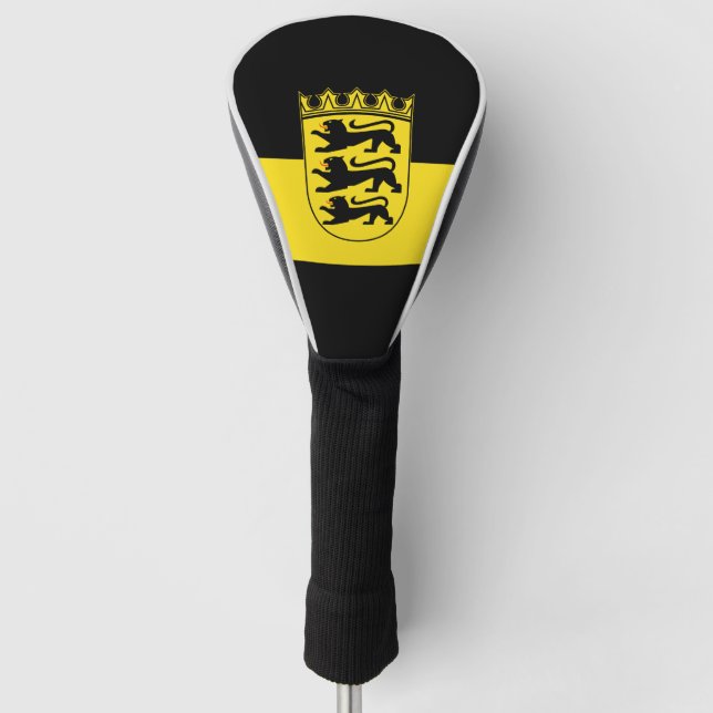 Flagge Baden-Württembergs Golf Head Cover Golf Headcover (Vorderseite)