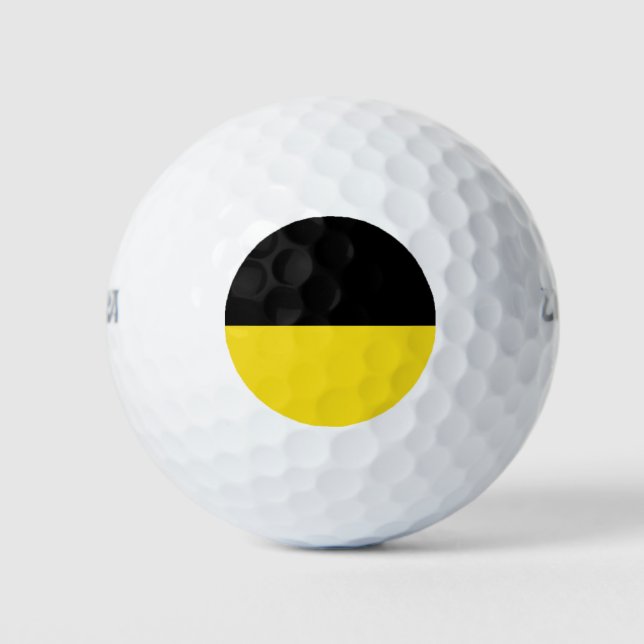 Flagge Baden-Württembergs Golfbälle (Vorderseite)