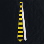Flagge Baden-Württembergs Neck Tie Krawatte<br><div class="desc">Krawatte mit Baden-Württemberger Flagge; Design mit zwei horizontalen schwarz-gelben (goldenen) Streifen</div>