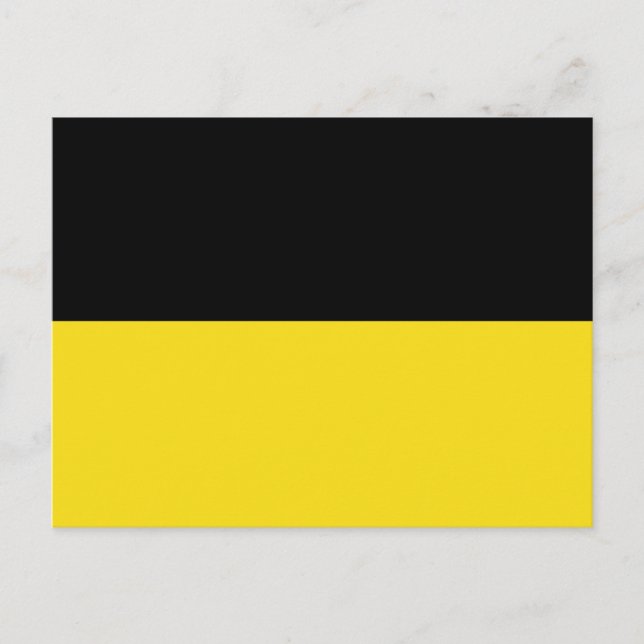 Flagge Baden-Württembergs Postkarte (Vorderseite)