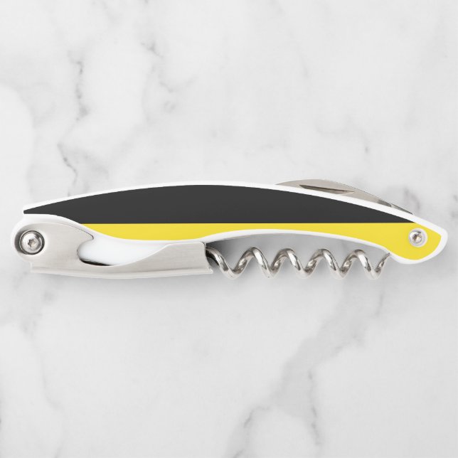 Flagge Baden-Württembergs Waiter's Corkschraube Kellnermesser (Vorderseite)