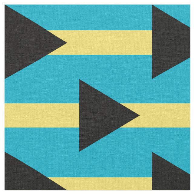 Flagge Bahamas Stoff (Nahaufnahme)