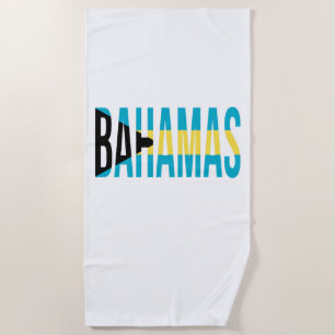Flagge Bahamas Vacation Island Strandtuch