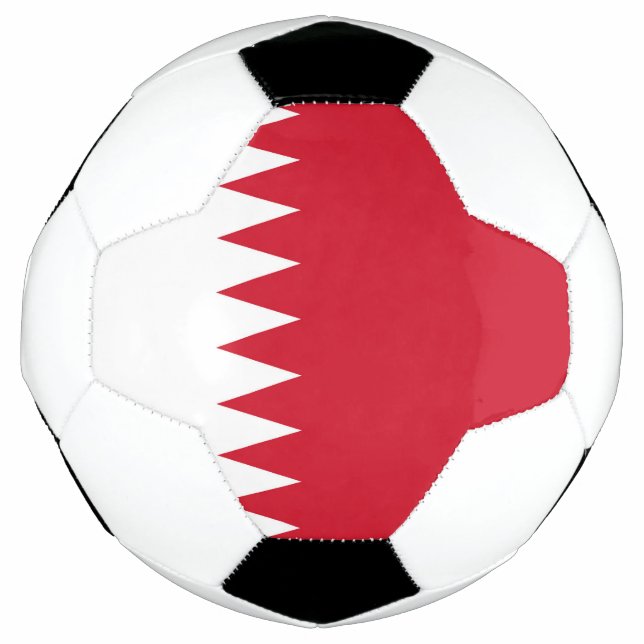 Flagge Bahrain Fußball (Vorderseite)