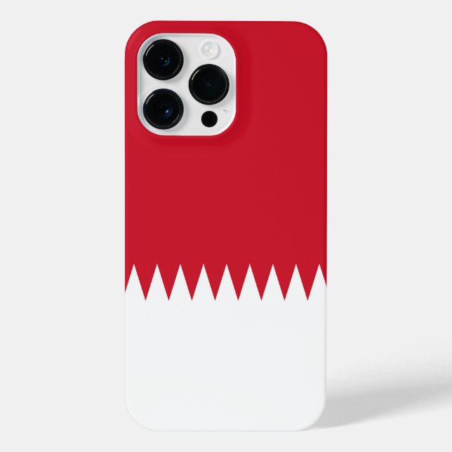 Flagge Bahrain iPhone Hülle (Rückseite)