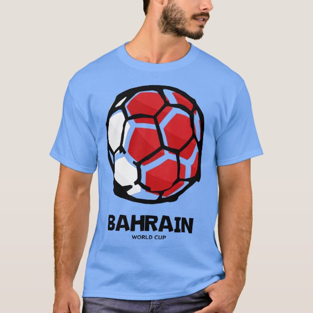 Flagge Bahrain T-Shirt (Vorderseite)