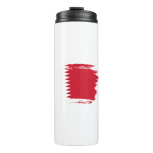 Flagge Bahrain Thermosbecher
