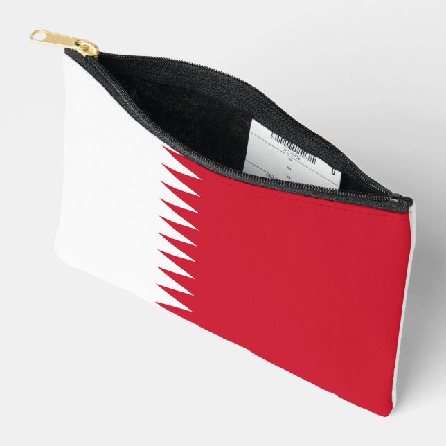 Flagge Bahrain Zubehörtasche (Offen)