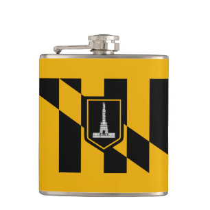 Flagge Baltimore Flasche Flachmann