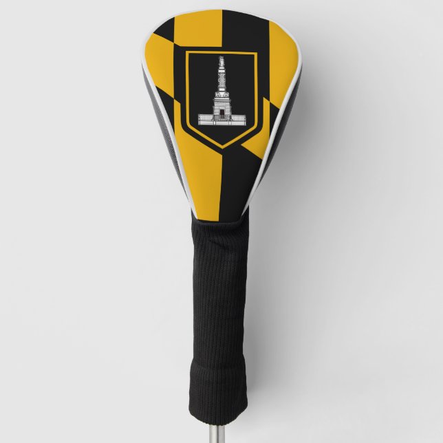 Flagge Baltimore, Maryland Golf Headcover (Vorderseite)