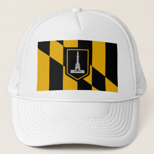 Flagge Baltimore, Maryland Headsweats Hat Truckerkappe