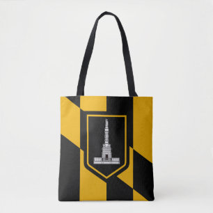 Flagge Baltimore, Maryland Tote Bag