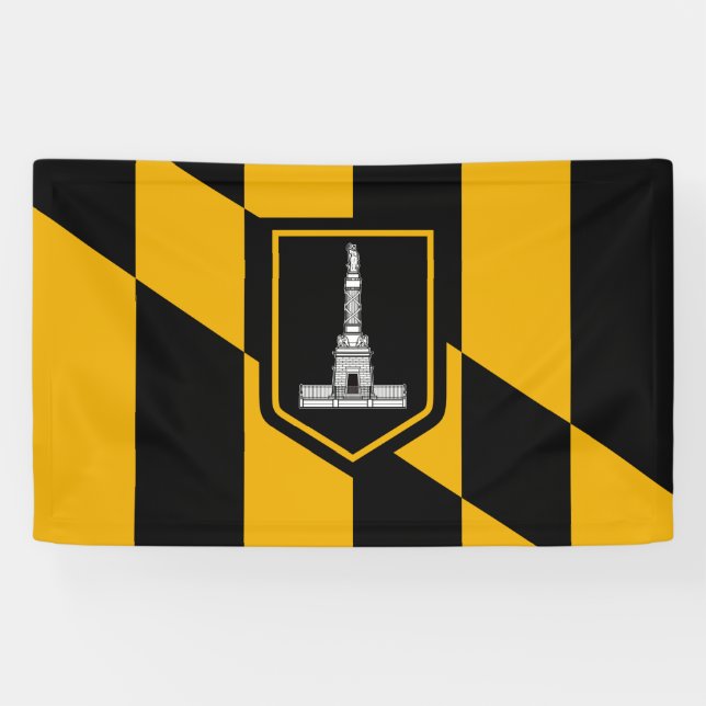 Flagge Baltimore (Maryland, USA) Banner (Horizontal)