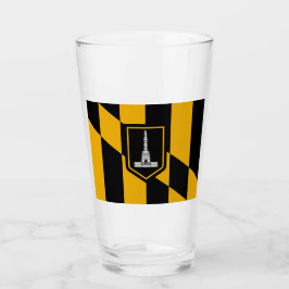 Flagge Baltimore (Maryland, USA) Glas