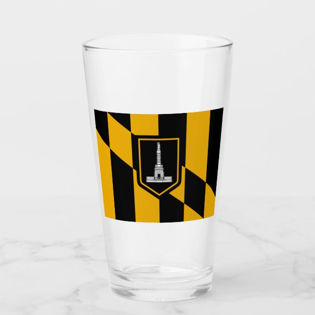 Flagge Baltimore (Maryland, USA) Glas (Vorderseite)
