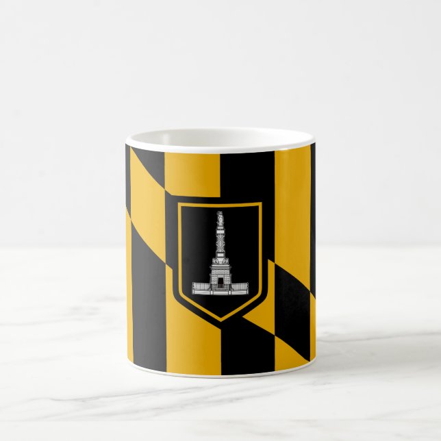 Flagge Baltimore (Maryland, USA) Kaffeetasse (Mittel)