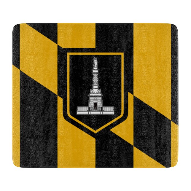 Flagge Baltimore (Maryland, USA) Schneidebrett (Vorderseite)