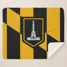 Flagge Baltimore (Maryland, USA) Sherpadecke