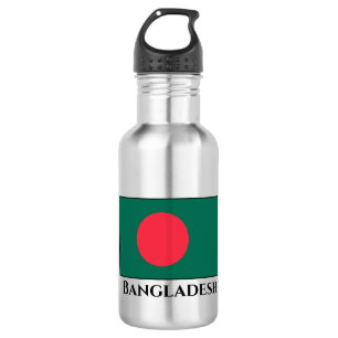 Flagge Bangladesch Edelstahlflasche