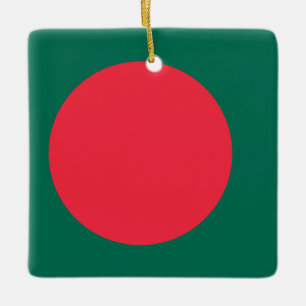 Flagge Bangladesch Keramikornament