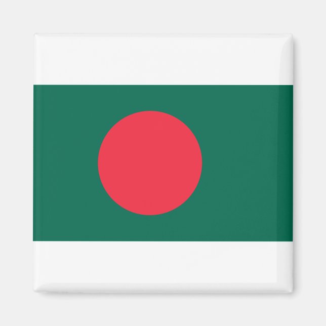Flagge Bangladesch Magnet (Vorne)