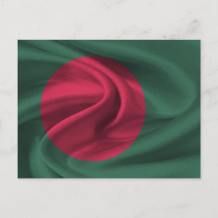 Flagge Bangladesch Postkarte