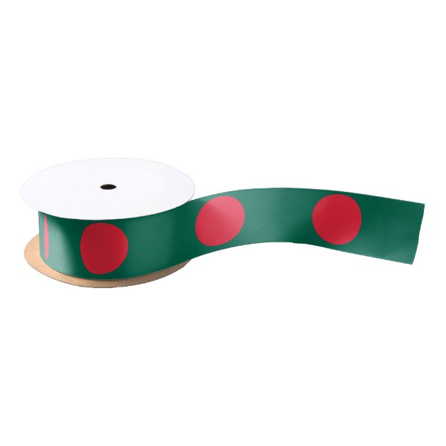 Flagge Bangladesch Satinband (Spule)