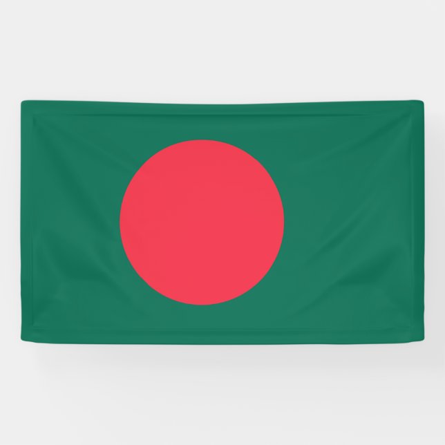Flagge Bangladeschs (Bangladesch) Banner (Horizontal)