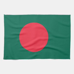 Flagge Bangladeschs (Bangladesch) Geschirrtuch