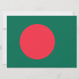 Flagge Bangladeschs (Bangladesch) Karte