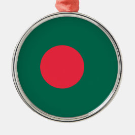Flagge Bangladeschs (Bangladesch) Ornament Aus Metall