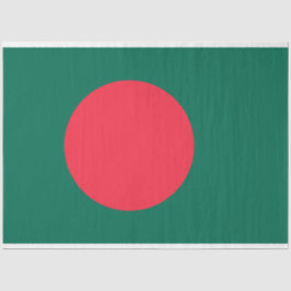 Flagge Bangladeschs (Bangladesch) Seidenpapier