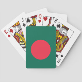 Flagge Bangladeschs (Bangladesch) Spielkarten