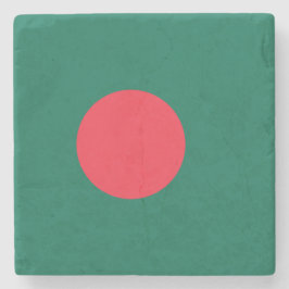 Flagge Bangladeschs (Bangladesch) Steinuntersetzer