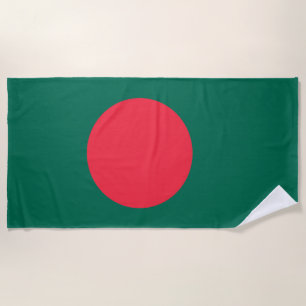 Flagge Bangladeschs (Bangladesch) Strandtuch