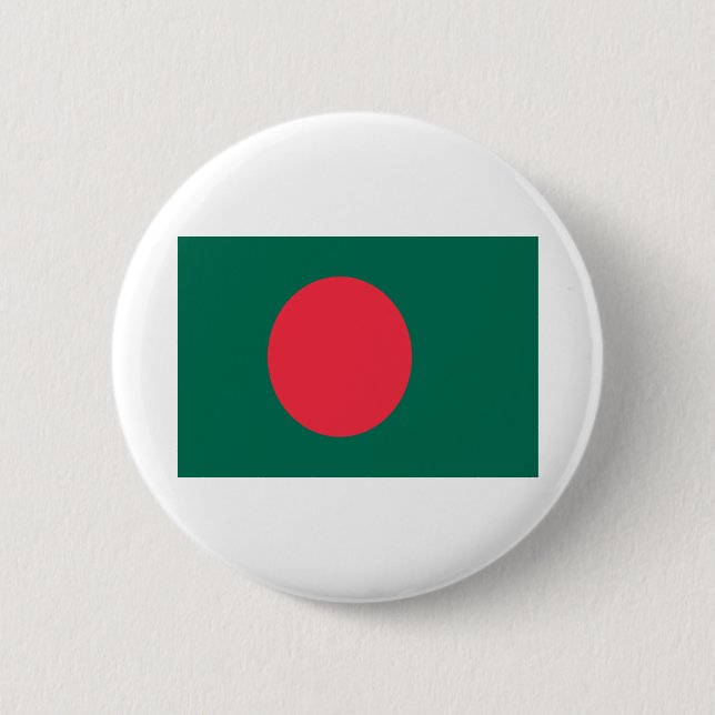 Flagge Bangladeschs Button (Vorderseite)