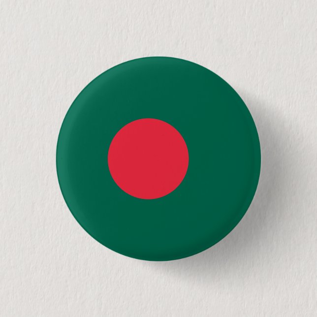Flagge Bangladeschs, Flagge Bangladeschs Button (Vorderseite)