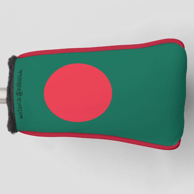 Flagge Bangladeschs Golf Headcover (Vorderseite)