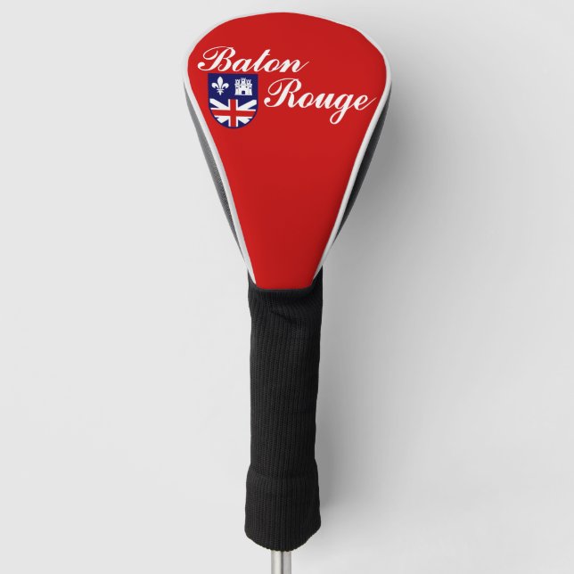 Flagge Baton Rouge, Louisiana Golf Head Cover Golf Headcover (Vorderseite)