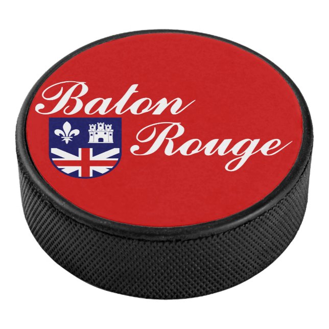 Flagge Baton Rouge, Louisiana Hockey Puck (3/4)