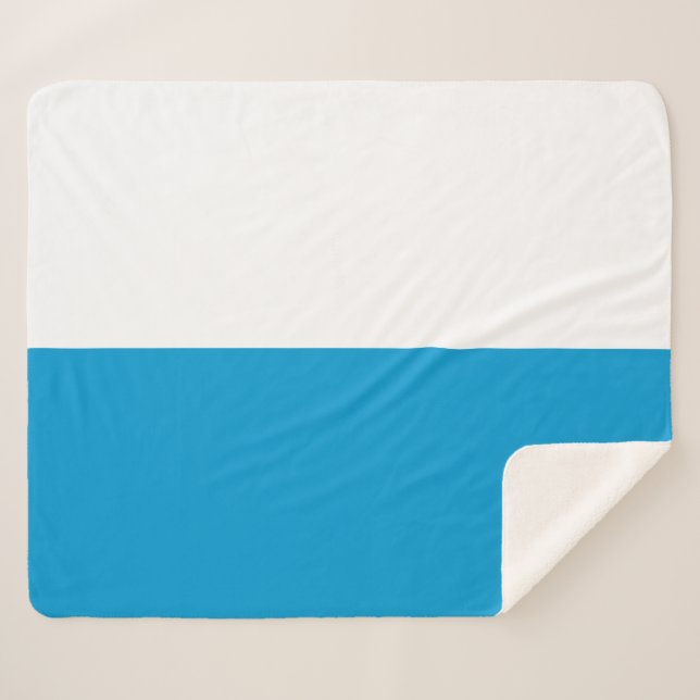 Flagge Bayerns (deutscher Staat) Sherpadecke (Vorderseite (Horizontal))