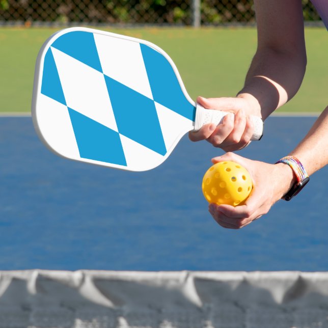 Flagge Bayerns, DEUTSCHLAND Pickleball Schläger (InSitu)