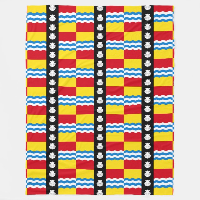 Flagge Bedfordshire Fleece Blanket (Vorderseite)