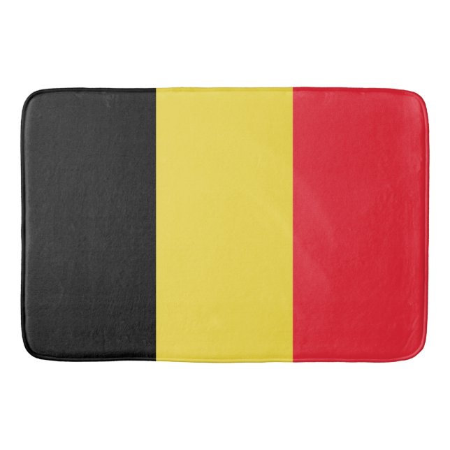 Flagge Belgien Tricolore Badematte (Vorderseite)